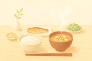 和食が並んだ食卓