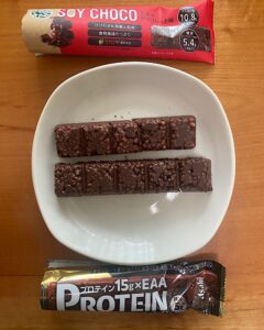 1本満足バー ソイチョコ 大きさ比較