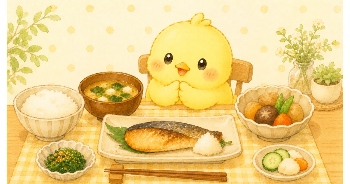 低脂質な食事　ひよこ