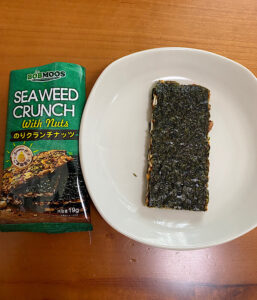 のりクランチナッツ　コストコ　ナッツ　せんべい　お菓子　中身